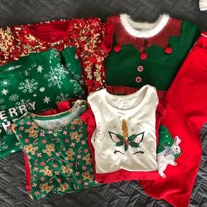 Girls Christmas Dress Bundle